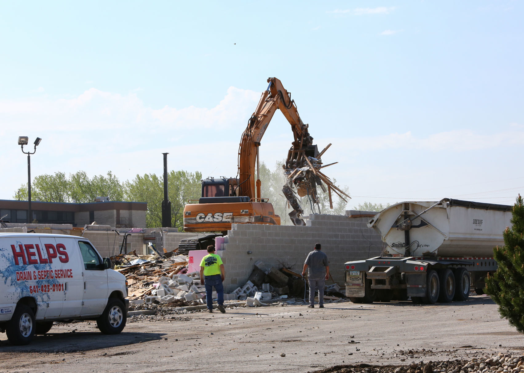 Dairy Queen demolition in Clear Lake